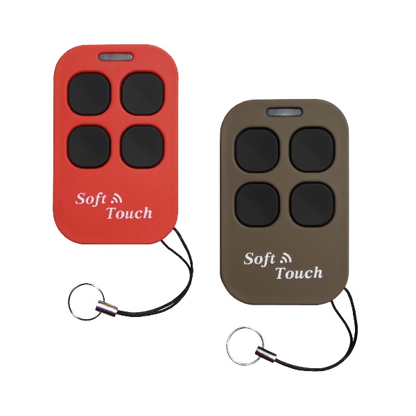 CrMultiSt rouge et café Cr_Multi SoftTouch Télécommande copieuse multifréquence puissante